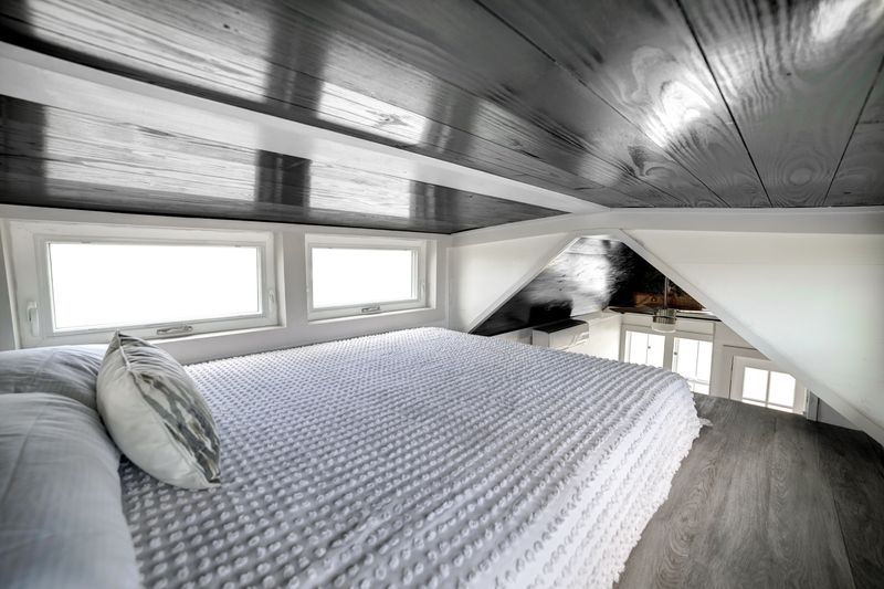 Sleeping loft with dormer windows